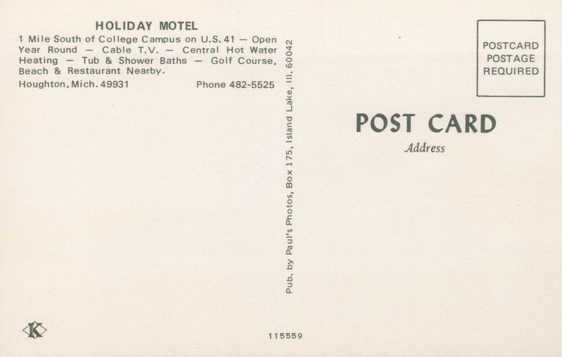 Holiday Motel - Vintage Postcard (newer photo)